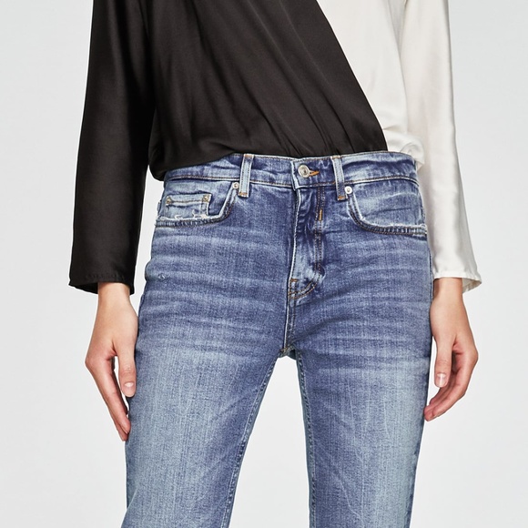 {boutique item} TWO-TONED CROSSOVER BODYSUIT - Picture 7 of 7